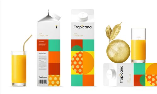 Tropicana 果汁品牌形象設計 煥發活力與自然的視覺藝術